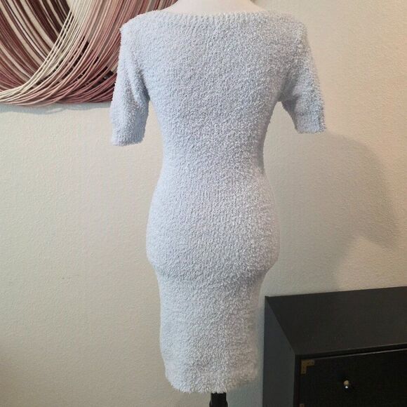 NWT Meshki Maria Popcorn Short Sleeve Mini Dress Sz S - Picture 3 of 4